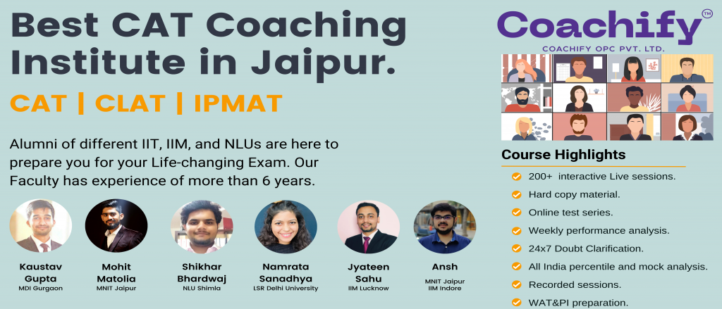 Best 10 CAT Coaching Institutes in Jaipur